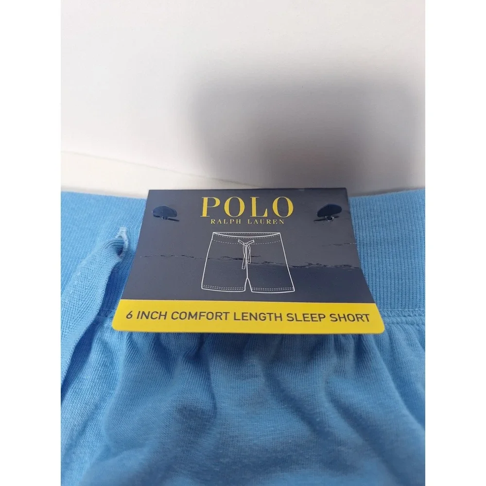 NWT Polo Ralph Lauren Beach Club Men Small Sleepwear Shorts Blue Lobster RN15763